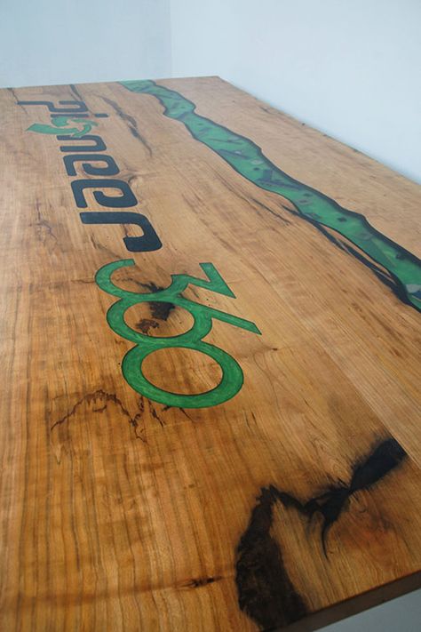 Epoxy Resin Signs, Epoxy Resin Wood Signs, Epoxy Resin Office Table, Resin Conference Table, Wood Epoxy Table Led, Reclaimed Wood Office Desk, Antique White Desk, Rustic Computer Desk, Neon Decorations