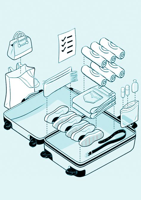 How To Pack A Suitcase, Pack Suitcase, Packed Suitcase, Travel Suitcase Packing, Organiser Son Dressing, Suitcase Packing Tips, Travel Packing Checklist, Best Suitcases, Cute Suitcases