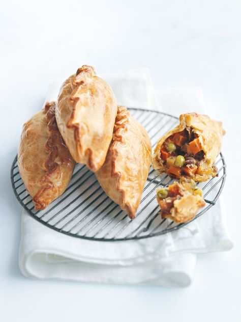 Roast Vegetable Pasties | Donna Hay Vegetable Pasties, Donna Hay Recipes, Pasties Recipes, Donna Hay, Savory Pastry, Quick And Easy Dinner, It Goes On, Meat Free, Roasted Vegetables