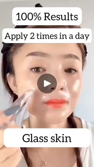 Facebook Glass Skin Challenge, Glowing Face Mask, Anti Aging Cream Recipe, Korean Night, Skin Challenge, Korean Glass Skin, Skincare Hacks, Beautiful Skin Care, Glowing Face