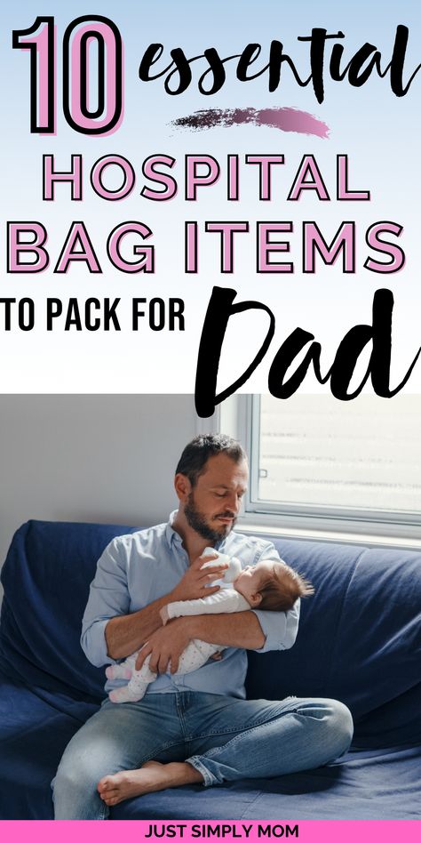 Hospital Bag For Dad To Be Checklist, Husband Hospital Bag, Dads Hospital Bag Packing Lists, Dads Hospital Bag, Hospital Bag For Dad, Labor And Delivery Bag, Dad Hospital Bag, Hospital Bag Items, Baby Timeline