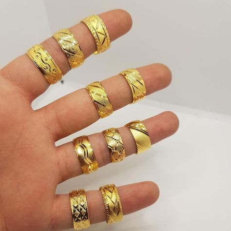 Gold Challa For Men, Man Ring Design Gold Simple, Jents Rings Gold, Plain Gold Rings For Men, Wdding Ring, Boys Rings Design Gold, Gents Gold Ring, Gents Rings, Ladies Gold Rings