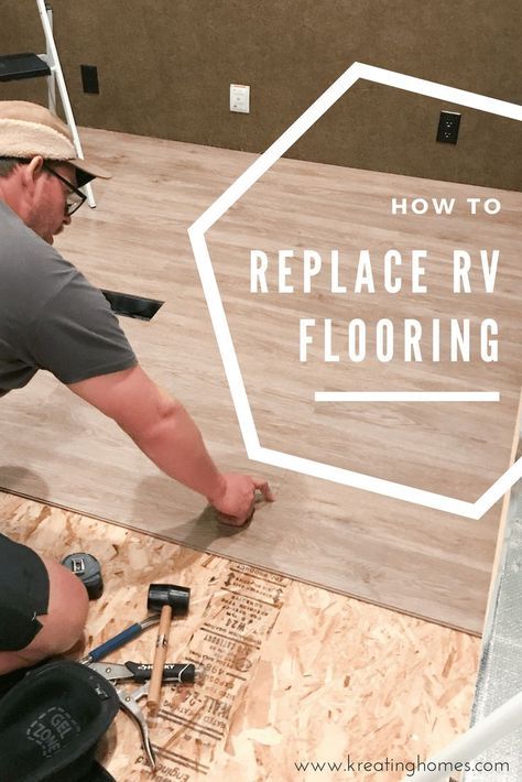 Rv Flooring, Camper Flooring, Camper Trailer Remodel, Diy Camper Remodel, Rv Makeover, Diy Rv, Travel Trailer Remodel, Rv Hacks, Camper Makeover