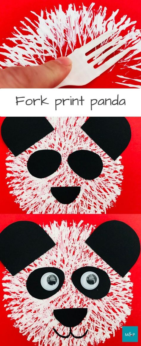 Use a fork to print these adorable pandas. Panda Bear Activities Preschool, Asian Animals Preschool, Panda Activities Preschool, Asia Crafts For Kids, Panda Crafts Preschool, Panda Crafts For Kids, Asia Activities, Panda Bear Crafts, Panda Activities