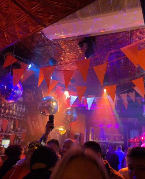 #party #amsterdam #disco #kingsday Kings Day Amsterdam, Amsterdam Party, Senior Trip, Kings Day, Travel Time, Insta Stories, Party Night, Insta Story, Time Travel