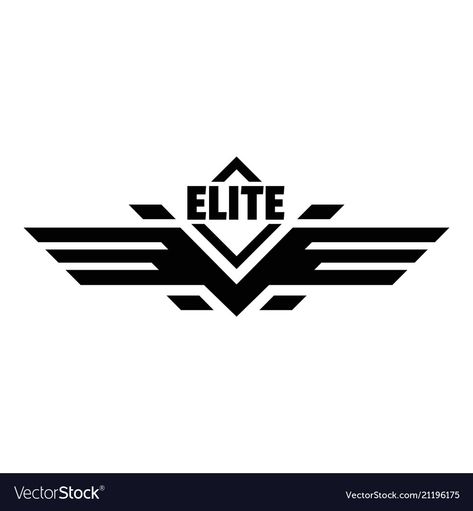 Elite Logo Design, Elite Logo, Logos Meaning, Elite Force, Simple Illustration, Transparent Png, Vector Logo, Simple Style, Png Images