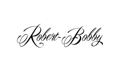 Tattoo Name Robert-Bobby using the font style Mardian Bobby Tattoo Name, Bobby Tattoo, Name Creator, Own Tattoo, Create Your Own Tattoo, Tattoo Name, Mommy Quotes, Family Names, Cursive Letters