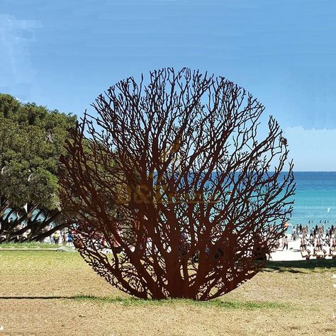 Corten Garden, Corten Steel Garden, Modern Outdoor Fountains, Sculpture Fountain, Rock Sculpture, Geometric Sculpture, Kinetic Sculpture, Sculptures For Sale, Fountains Outdoor