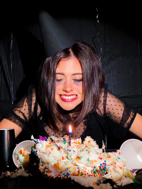 Pity Party Photoshoot Ideas, Pity Party Aesthetic Photoshoot, Dark Birthday Photoshoot Ideas, Pity Party Birthday Photoshoot, Quarter Life Crisis Photoshoot, Dark Birthday Aesthetic Photoshoot, Its My Party And I Cry If I Want To, Crying Birthday Photoshoot, Messy Cake Photoshoot