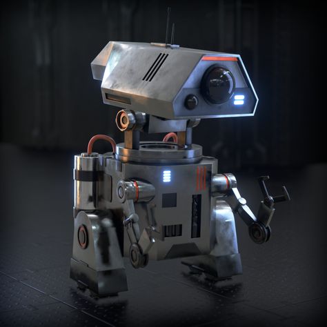 ArtStation - Sci-Fi Worker Robot (Blender Tutorial Series), Ryan King Robot Scientist, Robot Engineer, Reel Steel Robots, Giant Steampunk Robot, Scifi Inspiration, Modelling Ideas, Real Steal Robots, City Inspiration, Sci Fi Games