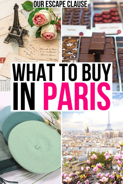 What to Buy in Paris: 25+ Best Paris Souvenirs - Our Escape Clause 12 Things To Buy In Paris, Buying Designer Bags In Paris, Paris Souvenirs Gift, What To Bring To Paris, Best Paris Souvenirs, Best Things To Buy In Paris, What To Buy In France, Gifts From Paris, Paris Souvenirs Ideas