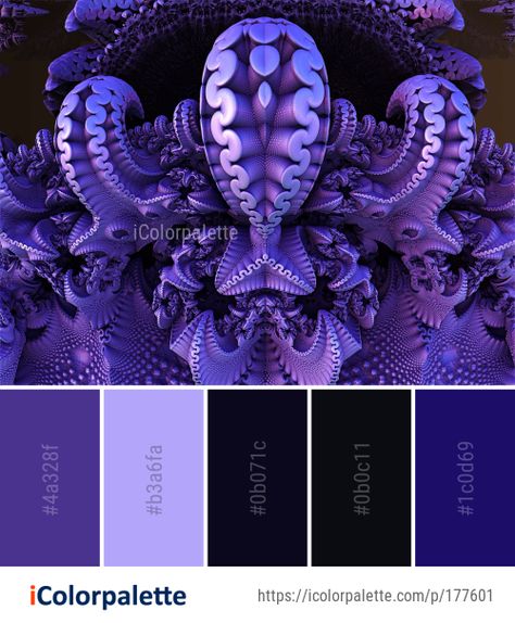 Violet Color Palette, Octopus Colors, Purple Color Combinations, Beach Color Palettes, Color Palette Ideas, Palette Ideas, Beach Color, Marine Biology, Colour Schemes