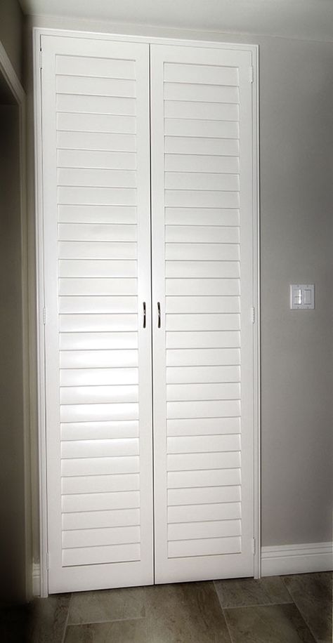 Wood Closet Doors, Mini Wardrobe, What Are Your Goals, Wood Closet, Bedroom Furniture Layout, Shutter Blinds, Interior Shutters, Shutters Exterior, Closet Door