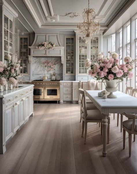 Cafehailee Kitchen, Elegant Farmhouse, Innovative Kitchen, Dream Kitchens Design, French Country Kitchen, Inspire Me Home Decor, Dream House Rooms, Elegant Kitchens, Kitchen Inspiration Design