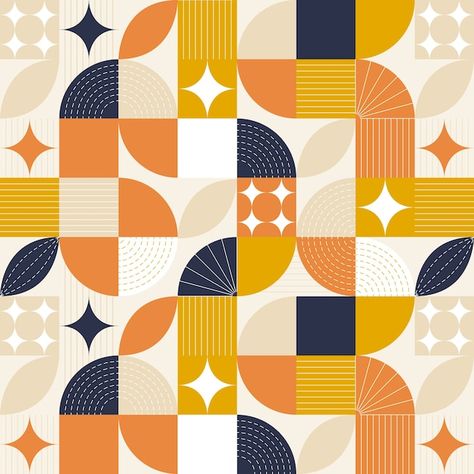 Cool Geometric Patterns, Graphic Design Pattern Geometric, Vintage Geometric Pattern, Geometric Mosaic Patterns, Motif Design Geometric, Geometric Art Abstract Patterns, Painting Geometric Patterns, Modular Illustration, Pattern Illustration Geometric