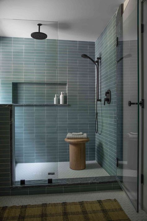 Dream Shower Walk In Couples, Spa Like Shower Ideas, Spa Shower Ideas Walk In, Enclosed Shower Ideas, Spa Shower Ideas, Nature Inspired Bathroom, Spa Vibes, Walk In Shower Ideas, Brown Tile