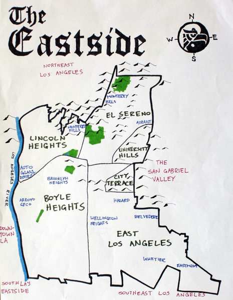 Eric Brightwell, born in Iowa and raised mostly there and in Missouri, didn't know much about Los Angeles when he arrived 14 years ago. Then he began mapping out his new home for himself. College Road Trip, Los Angeles Sunset, Born X Raised, Brooklyn City, Los Angeles Map, Valley River, Los Angeles Aesthetic, Classic Pictures, Boyle Heights