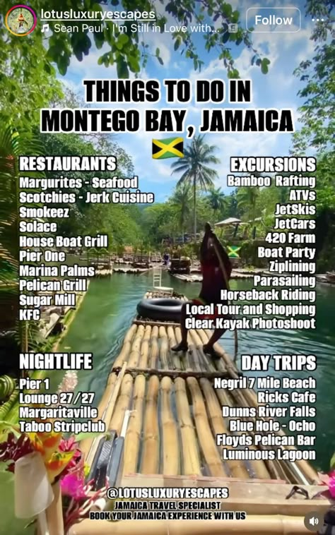 Jamaica Trip Itinerary, Jamaica Excursions Montego Bay, Best Places To Stay In Jamaica, Jamaica Horseback Riding, Things To Do In Jamaica Montego Bay, Places To Go In Jamaica, Jamaica Bucket List, Jamaica Things To Do, Things To Do In Montego Bay Jamaica