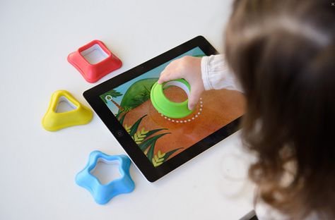 Tiggly: an interactive, educational iPad app aimed at toddlers Ipad For Kids, Ipad Learning, Product Modeling, Spatial Reasoning, Final Year Project, Baby Information, Therapy Games, Electrical Products, Things For Baby