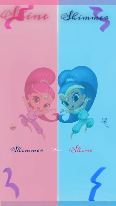 🩷💙 Shine Wallpaper, Shimmer And Shine, Shimmer N Shine