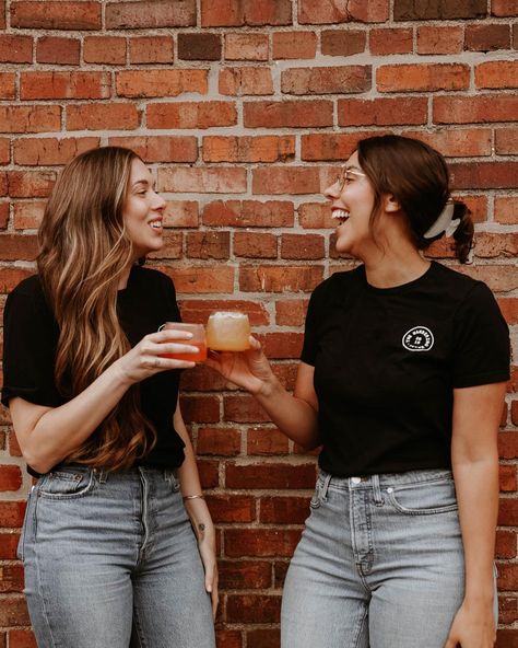 Tag that one bestie who you always love grabbing a cocktail with 🍹 . . . #mobilebar #denvermobilebar #coloradomobilebar #weddingmobilebar #engaged #denvercolorado #weddingplanning #uniqueweddingideas #mountainwedding #coloradowedding #gardentoglasscocktails #signaturecocktail #weddingcocktails #cocktailhour #engageddenver #wanderingwagon #horsetrailerbar Bartender Branding Photos, Bar Branding, Bar Photos, Bar Business, Bar Hire, Branding Shoot, Party Bars, Mobile Bar, Wedding Cocktails