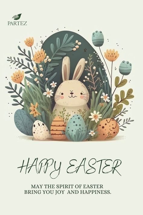 Happy Easter Poster, Easter Poster, Easter Illustration, Easter Postcards, Christian Bible Quotes, Happy Easter Day, Joy And Happiness, Beautiful Quotes, Art Classes