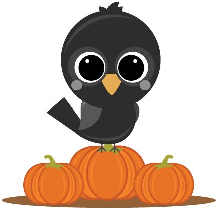 AUTUMN / FALL CROW ON PUMPKINS CLIP ART Easy Halloween Drawings, Birds Drawing, Silhouette Online Store, Halloween Rocks, Holiday Clipart, Halloween Drawings, Cute Clipart, 3d Paper Crafts, Paper Crafts For Kids