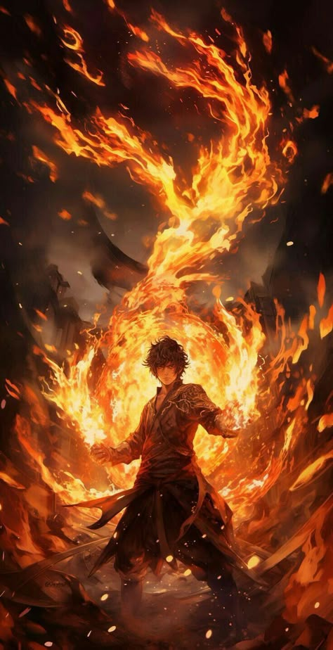 Anime Fire, Fire Wallpaper, Digital Art Work, Arte Ninja, Best Wallpaper Hd, Character Artist, Samurai Artwork, Cool Anime Backgrounds, Best Wallpaper