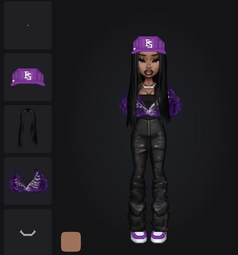 Back to school purple fit💜 Purple Everskies Outfits, Ever Skies Outfits, Outfits Purple, Cute Imvu Baddies, Everskies Fits, Virtual Outfits, Purple Icon, Everskies Outfits, Tennis Skirt Outfit