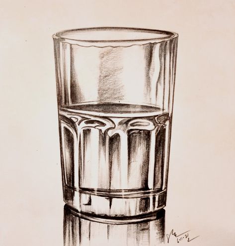 Glass Still Life Drawing, Man Made Objects Drawings, Still Life Shading, Class Design Ideas, Still Life Drawing Ideas, Still Life Pencil Shading, Easy Still Life Drawing, Still Life Pencil, Still Life Sketch