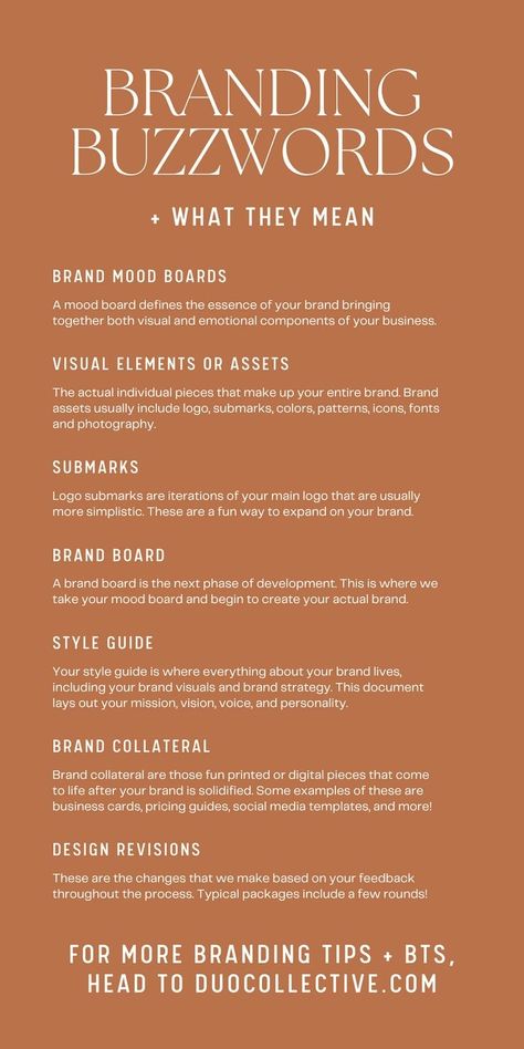 Marketing Terms, Brand Collateral, Business Branding Design, Brand Marketing Strategy, Small Business Plan, Business Basics, Brand Assets, Branding Mood Board, Branding Your Business