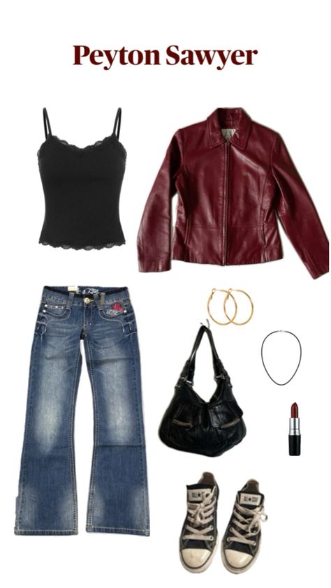 Peyton Sawyer inspired outfit! very demure 💋💄🍂 One Tree Hill Outfits, Eve Costume, Peyton Sawyer, One Tree Hill, Tree Hill, One Tree, Character Outfits, Fashion Inspo Outfits, Cold Weather