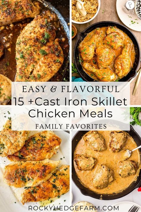 15 Must Try Chicken Recipes for Your Cast Iron Skillet Deep Cast Iron Skillet Recipes, Fried Chicken Recipe Cast Iron Skillet, Chicken Breast Cast Iron Skillet, Chicken Cast Iron Recipes, Chicken Thighs Cast Iron Skillet, Cast Iron Chicken Breast Recipes, Mini Cast Iron Skillet Recipes, Cast Iron Skillet Chicken Thighs, Cast Iron Skillet Recipes Chicken