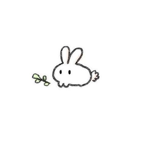 Bunny Drawing Simple Cute, Bunny Easy Draw, Bunny Doodle Aesthetic, Mini Bunny Drawing, Bunny Drawings Easy, Simple Bunny Tattoo Outline, Bunny Illustration Simple, Small Bunny Drawing, Easy Bunny Drawing Simple