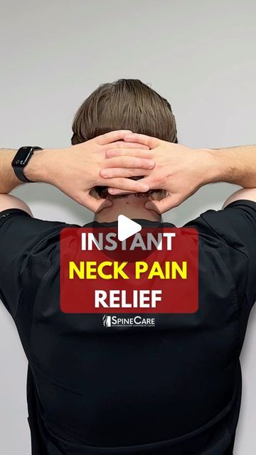 Dr. Michael Rowe | SpineCare on Instagram: "Dr. Rowe shows how to instantly relieve neck muscle pain and tightness.

This easy exercise can be used throughout the day to help self-massage away muscle knots, spasms, and trigger points. It doesn’t require any equipment and may help give relief within seconds.

Let us know how it works for you!

#neckpain #neckpainrelief #neckpainexercises #chiropractic" Crook In Neck Relief, Crick In Neck How To Get Rid Of, Dr Michael Rowe, Tight Neck Muscles Relief, Neck Exercises For Pain Relief, Sore Neck Relief, Knots In Neck Muscle, Crick In Neck, Neck Tension Relief