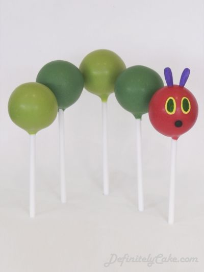 Cake Pop Gallery – Single Pop : Definitely Cake Weird Recipes, The Very Hungry Caterpillar Birthday, Very Hungry Caterpillar Birthday Party, Hungry Caterpillar Cake, Very Hungry Caterpillar Birthday, Caterpillar Birthday, Caterpillar Cake, Caterpillar Party, Hungry Caterpillar Party