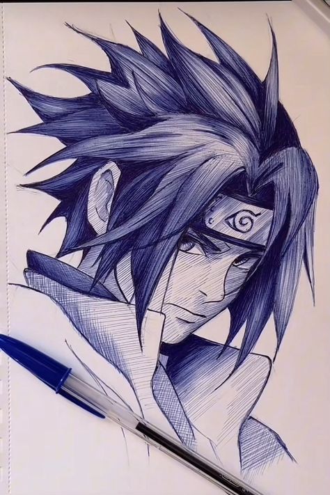 Sasuke Drawing, Easy Portrait Drawing, Anime Art Books, Pikachu Drawing, Animal Outline, Realistic Sketch, Naruto Sketch Drawing, Naruto Sketch, Best Anime Drawings