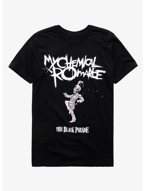 Mcr Black Parade, My Chemical Romance Black Parade, The Black Parade, Emo Shirts, Hot Topic Shirts, Black Parade, Music Tees, Emo Outfits, My Chemical