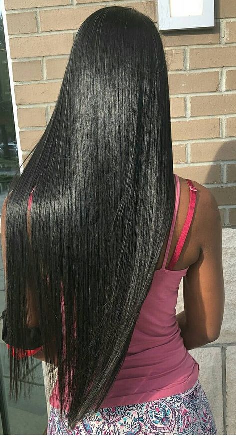 Long Natural Hair Straight, Waist Length Black Hair, Healthy And Long Hair, Long Natural Curly Hair, Pressed Natural Hair, High Fashion Hair, Waist Length Hair, Silk Press Natural Hair, Black Ponytail Hairstyles