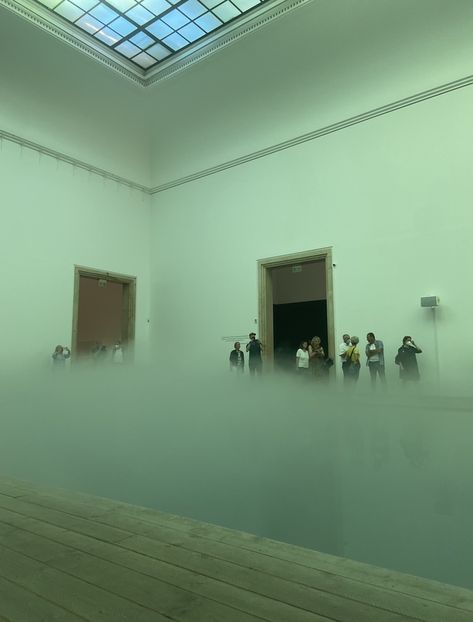 Foggy Room Aesthetic, Foggy Building, Fog Aesthetic, Fog Art, Cloud Party, Destination Unknown, Fake Wedding, Fog Machine, Office Window