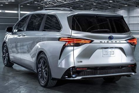 Toyota Car Models, Toyota Hybrid, Electric Van, Toyota Sienna, Automotive News, Minivan, Exterior Trim, Toyota Cars, Infotainment System