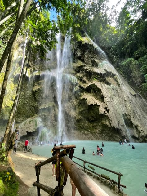 Places To Travel In Philippines, Tumalog Falls Cebu, Philippines Vacation Aesthetic, Philippines Pictures Ideas, Phillipines Aesthetic City, Vision Board Philippines, Bohol Philippines Aesthetic, Bicol Philippines Aesthetic, Phillipines Travel Aesthetic