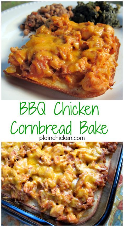 Leftover Bbq Chicken Recipes Ideas, Recipes Using Cornbread, Bbq Chicken Leftovers, What To Eat With Cornbread, Recipes With Cornbread, Cornbread Casseroles, Bbq Chicken Cornbread, Leftover Bbq Chicken Recipes, Leftover Bbq Chicken