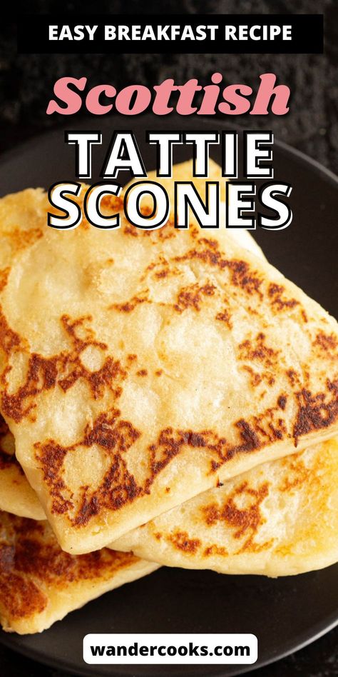 You know breakfast is going to be good when tattie scones are involved. This 3 ingredient Scottish breakfast is cooked to crispy, golden perfection with just potatoes, butter and flour – how it should be! Scottish Thanksgiving Recipes, Tattie Scones Scottish Recipes, Potato Scones Scottish, Scottish Scones Recipe, Scottish Recipes Authentic, Bougie Breakfast, Scotland Recipes, Poolish Recipe, 3 Ingredient Scones