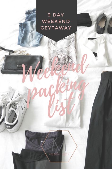 How to pack for a 3 day city getaway. Pack light with classic pieces for your next city getaway. What To Pack For 3 Day Trip Summer, Packing For 3 Days Summer, What To Pack For A Weekend Trip Summer, Pack For Three Day Trip, What To Pack For City Trip, How To Pack For A 3 Day Trip Clothes, Three Day Trip Outfits, City Break Capsule Wardrobe Spring, City Weekend Outfit Summer