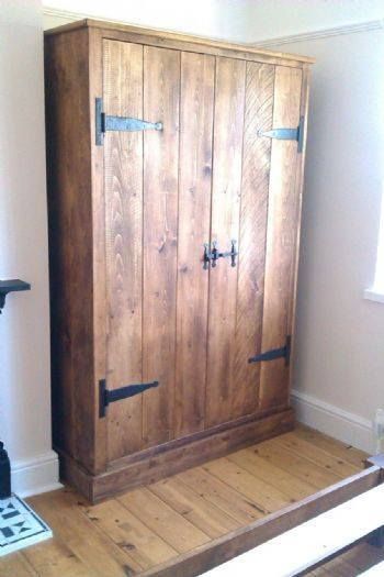 Standard Wardrobe - live with wood Rustic Wardrobe, Woodland Bedroom, Wooden Wardrobe Design, Solid Wood Wardrobes, Feature Wall Living Room, Armoire Wardrobe, Wood Wardrobe, Diy Pantry, Diy Wardrobe