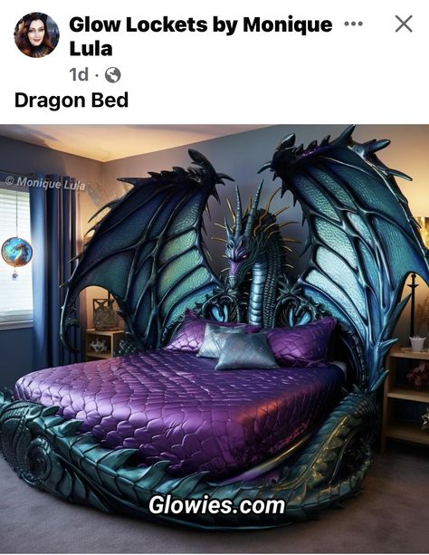 Dragon Bathtub, Dragon Bedroom Ideas, Dragon Bed, Diy Bed Frame Plans, Dragon Room, Monique Lula, Dragon Bedding, Bed Frame Plans, Dragon Stuff