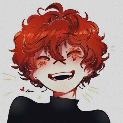 Hair References Drawing, Anime Curly Hair, Red Hair Anime Guy, Boy Hair Drawing, Red Head Boy, Red Hair Cartoon, Short Hair Drawing, Red Hair Boy, Red Hair Men