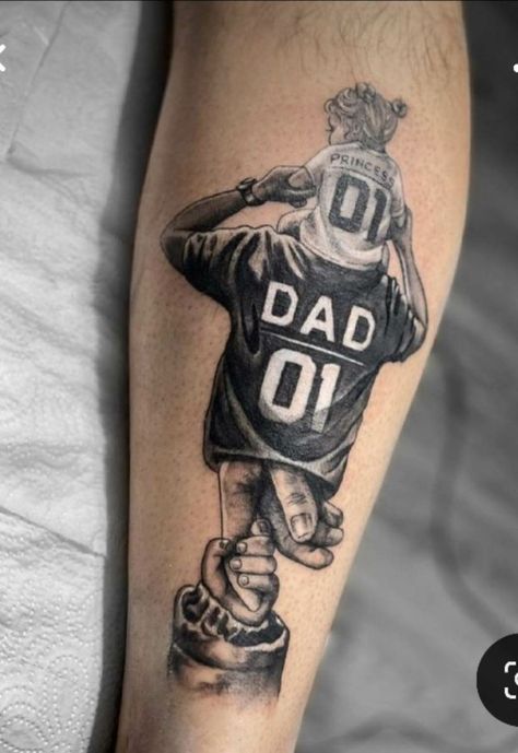 Daughter And Father Tattoos, Dad Daughter Tattoo, Puzzle Tattoo, Daughter Tattoo Ideas, Daughter And Father Tattoo, Father Daughter Tattoos, Father Tattoos, Daughter Tattoo, Mens Shoulder Tattoo