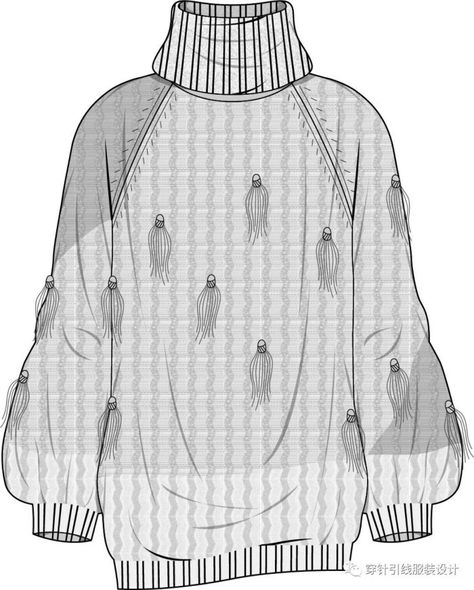 Knitwear Flat Sketch, Shima Seiki, Flat Drawings, Texture Drawing, Flat Sketches, Knit Texture, Knitwear Fashion, Technical Drawing, Art Fashion